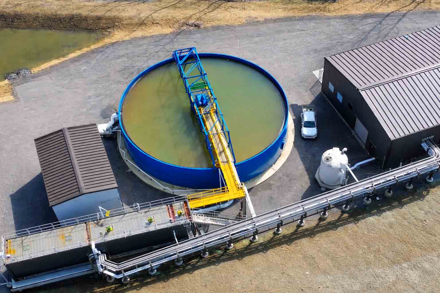 Water treatment facility with industrial automation systems